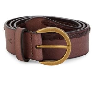 NEW AUTHENTIC FRYE laced leather belt